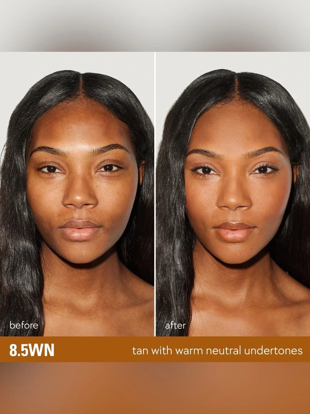 Kylie Cosmetics Power Plush Foundation in 8.5WN Deep Tan warm undertone